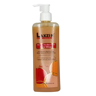 laxzin 1% kojic acid brightening body wash 280 ml