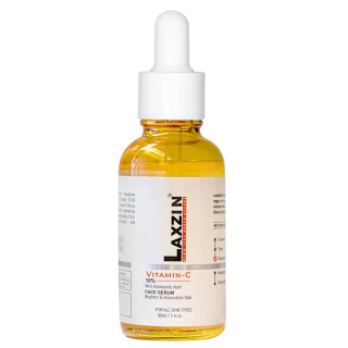 laxzin vitamin c 10% with hyaluronic acid face serum 30 ml