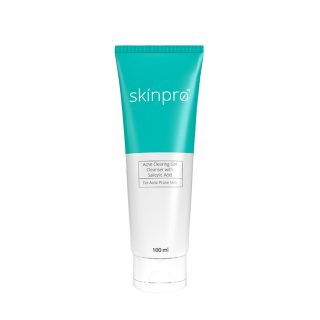skinpro acne clearing gel cleanser with salicylic acid 100 ml