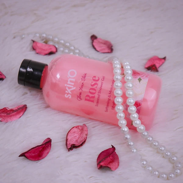 skinO Rose Scented Shower Gel 220ml - Image 2