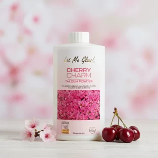 Let Me Glow Cherry Charm Talcum Powder 125g