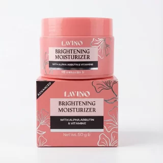 Lavino Brightening Moisturizer with Alpha Arbutin and Vitamin E