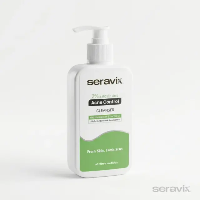 Seravix 2% Salicylic Acid Acne Control Cleanser